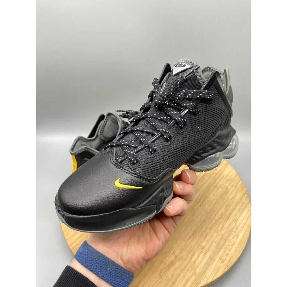Nike Shoes Mens 5 LeBron James XIX Witness Black Basketball Sneakers DH1270 002